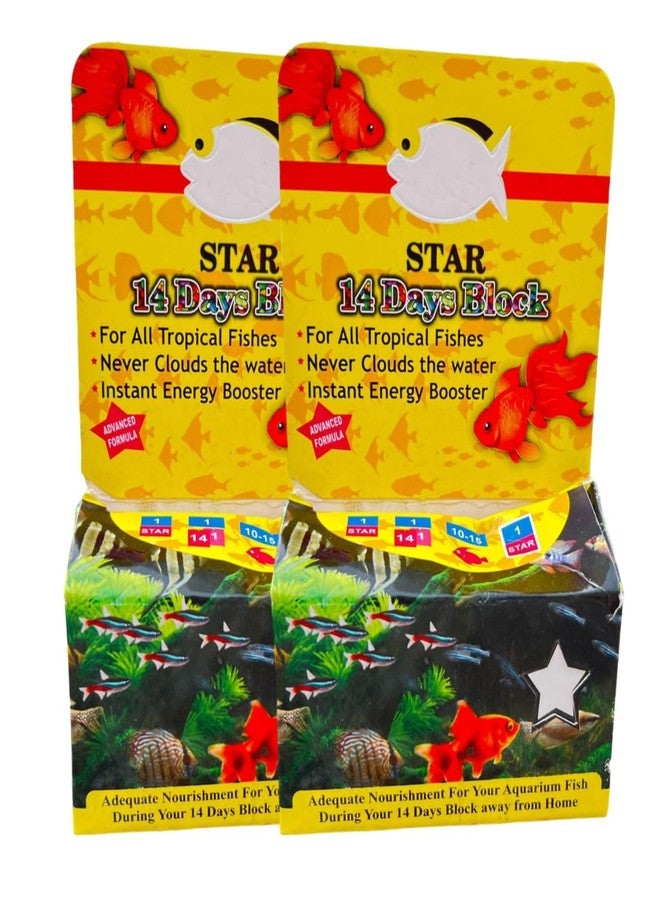 TUNAI SF+ Star 14 Days Extended Holiday Fish Food, (Pack of 2) | Adequate Nourishment for Your Aquarium Fish - Image 1